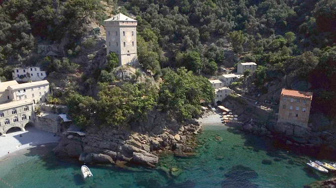 Daily boat excursion route over San Fruttuoso